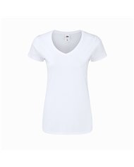 T-Shirt Donna Bianca Iconic V-Neck