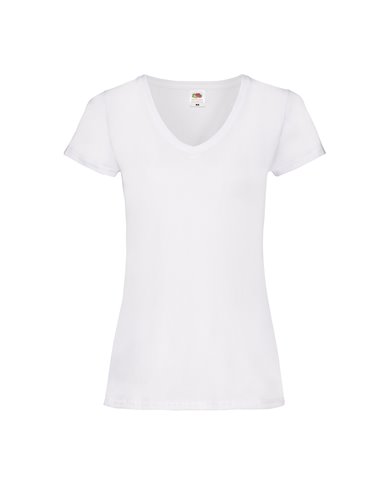T-SHIRT DONNA MANICA CORTA COLLO A V VALUEWEIGHT