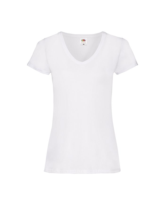 T-SHIRT DONNA MANICA CORTA COLLO A V VALUEWEIGHT