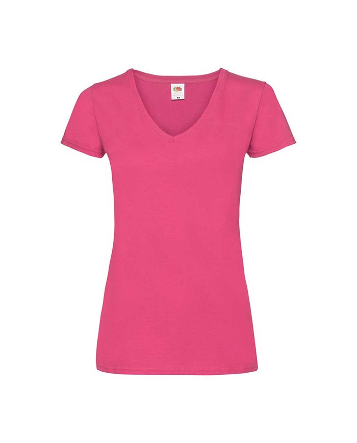 T-SHIRT DONNA MANICA CORTA COLLO A V VALUEWEIGHT