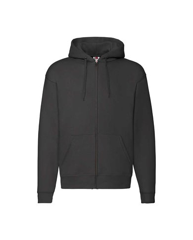 FELPA UOMO CAPPUCCIO E ZIP PREMIUM