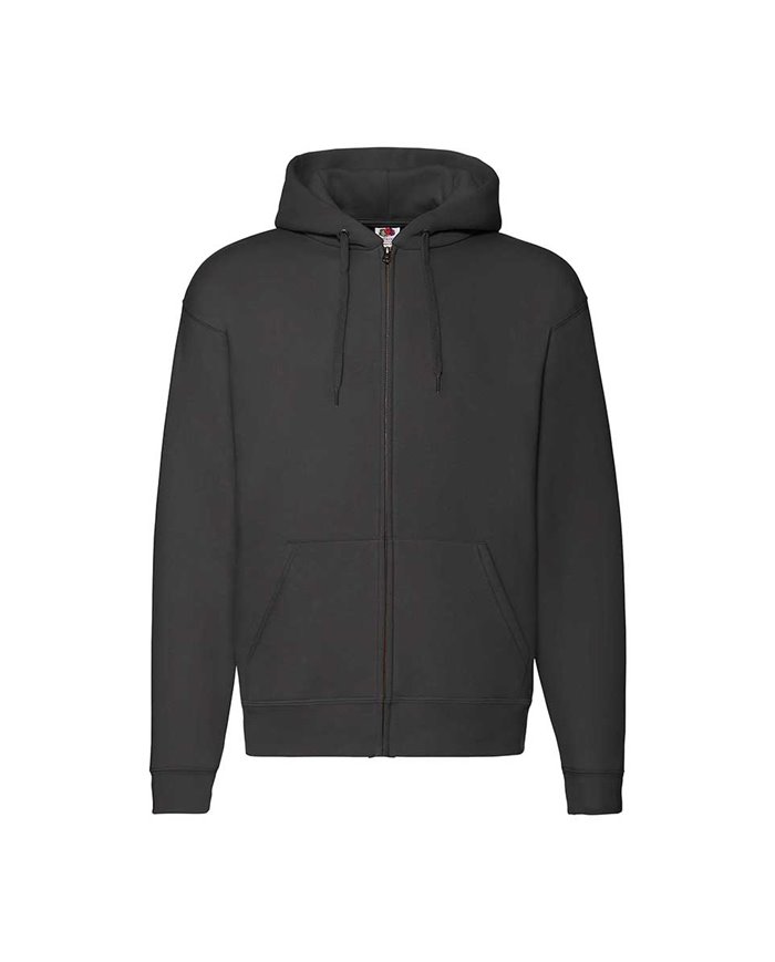 FELPA UOMO CAPPUCCIO E ZIP PREMIUM