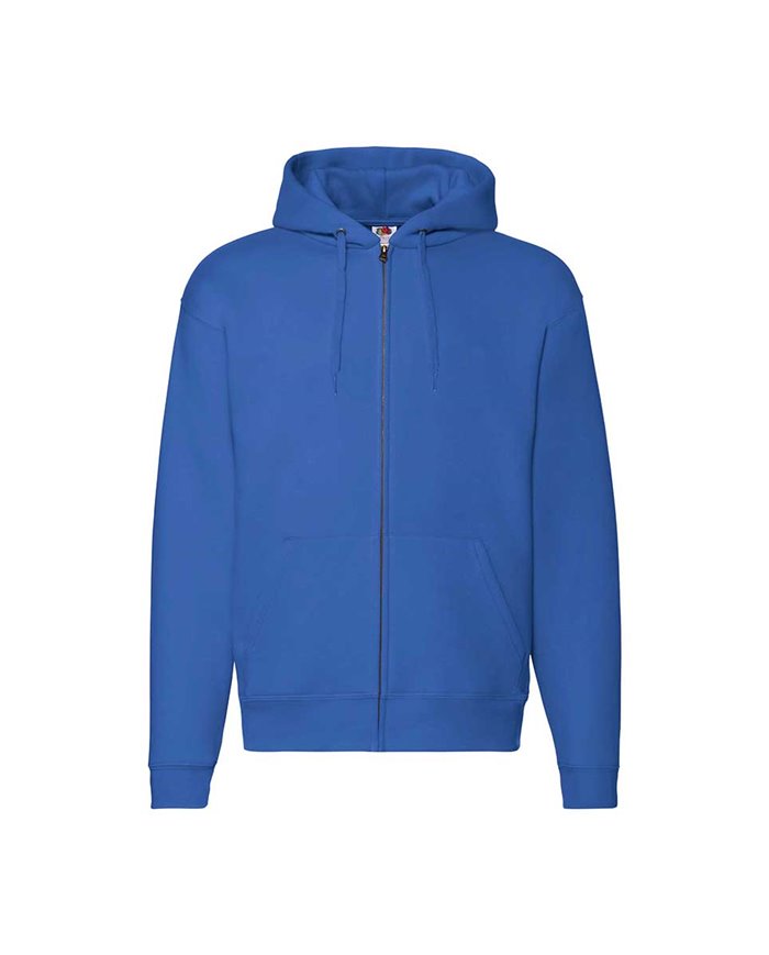 FELPA UOMO CAPPUCCIO E ZIP PREMIUM