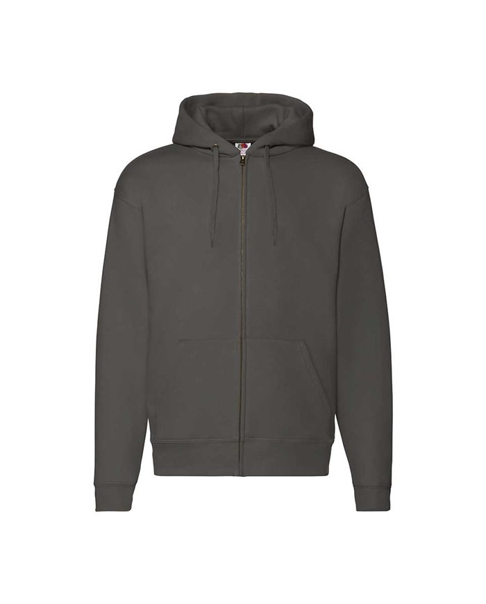 FELPA UOMO CAPPUCCIO E ZIP PREMIUM