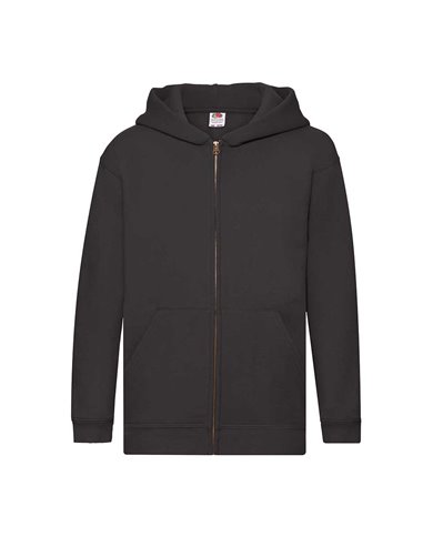 FELPA BAMBINO CAPPUCCIO E ZIP PREMIUM