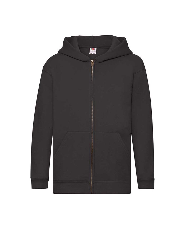 FELPA BAMBINO CAPPUCCIO E ZIP PREMIUM