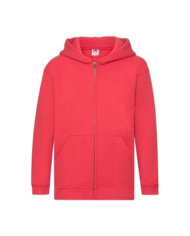 FELPA BAMBINO CAPPUCCIO E ZIP PREMIUM