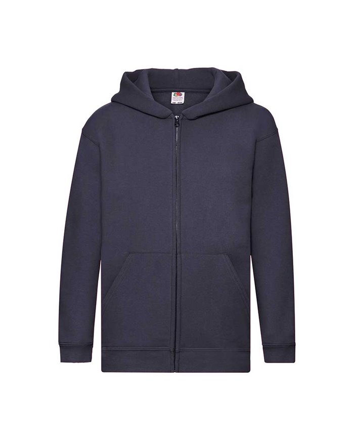 FELPA BAMBINO CAPPUCCIO E ZIP PREMIUM