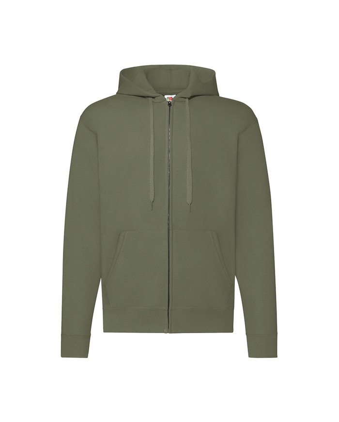 FELPA UNISEX CAPPUCCIO E ZIP CLASSIC