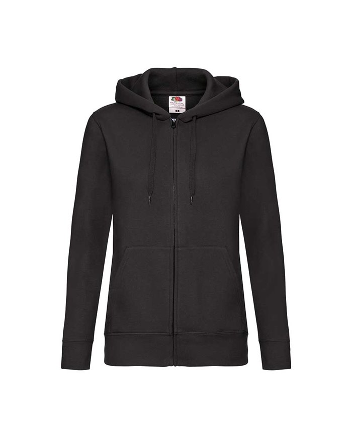 FELPA DONNA CAPPUCCIO E ZIP PREMIUM