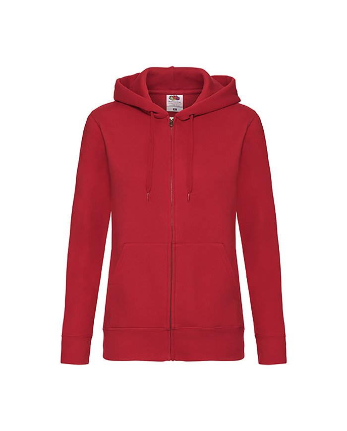 FELPA DONNA CAPPUCCIO E ZIP PREMIUM