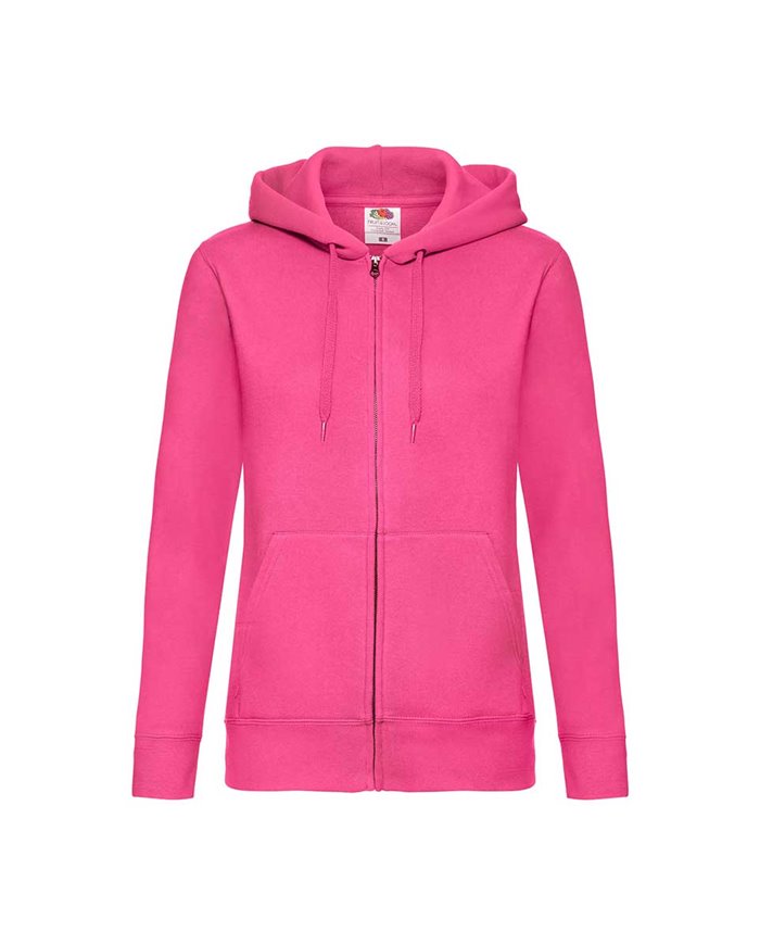 FELPA DONNA CAPPUCCIO E ZIP PREMIUM