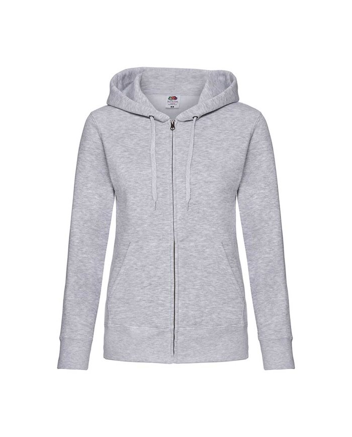 FELPA DONNA CAPPUCCIO E ZIP PREMIUM