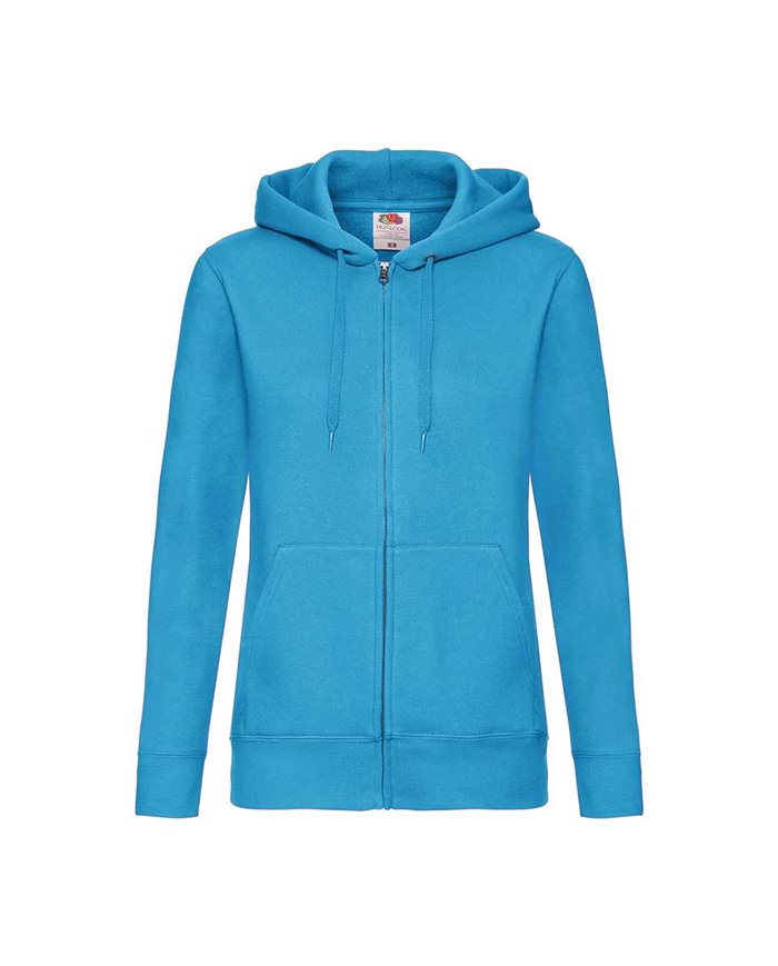 FELPA DONNA CAPPUCCIO E ZIP PREMIUM