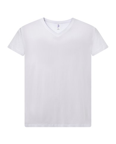 T-SHIRT DONNA MANICA CORTA COLLO A V CURVES