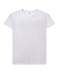 T-SHIRT DONNA MANICA CORTA COLLO A V CURVES