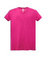 T-SHIRT DONNA MANICA CORTA COLLO A V CURVES