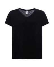 T-SHIRT DONNA MANICA CORTA COLLO A V CURVES