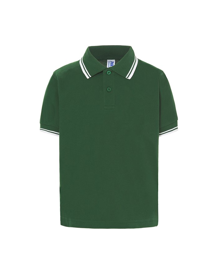 POLO BAMBINO MANICA CORTA REGULAR CONTRAST