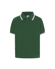 POLO BAMBINO MANICA CORTA REGULAR CONTRAST