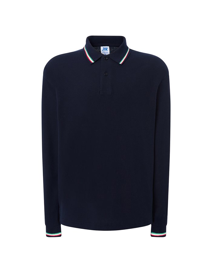 POLO UOMO MANICA LUNGA REGULAR ITALIA
