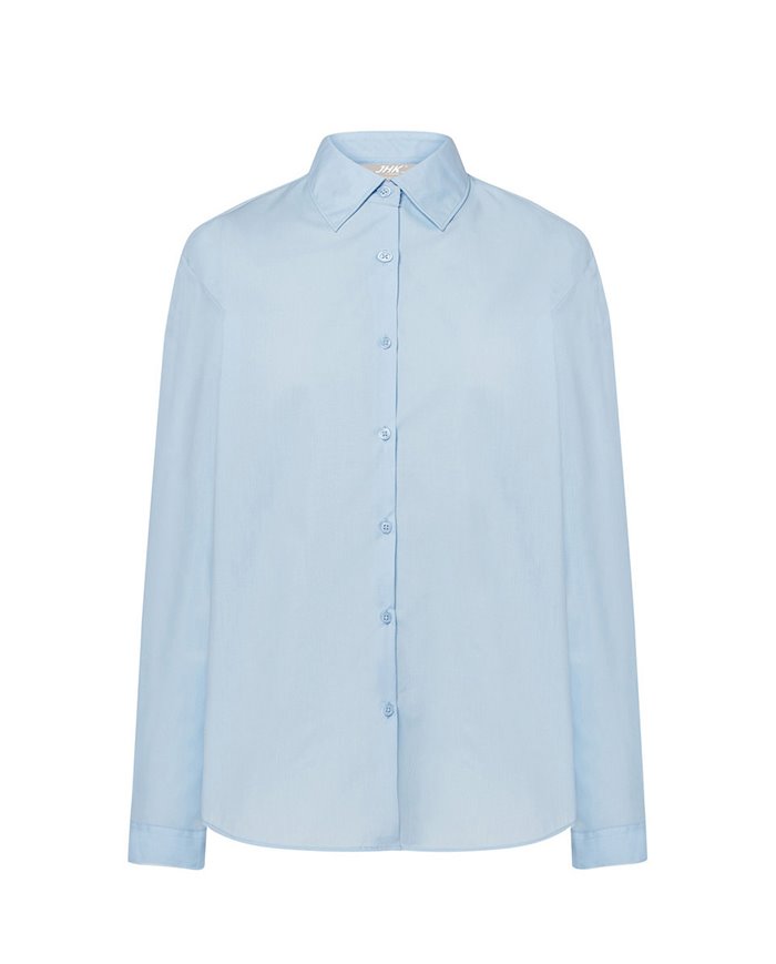 CAMICIA DONNA MANICA LUNGA POPELINE