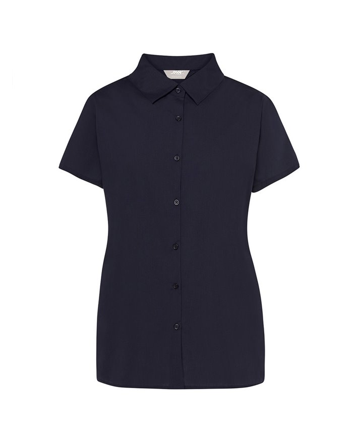 CAMICIA DONNA MANICA CORTA POPELINE