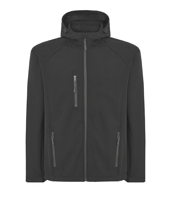 SOFTSHELL UOMO CON CAPPUCCIO