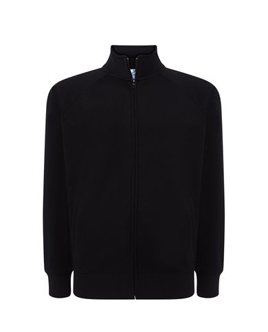 FELPA UNISEX ZIP INTERA LEGGERA FRENCH TERRY