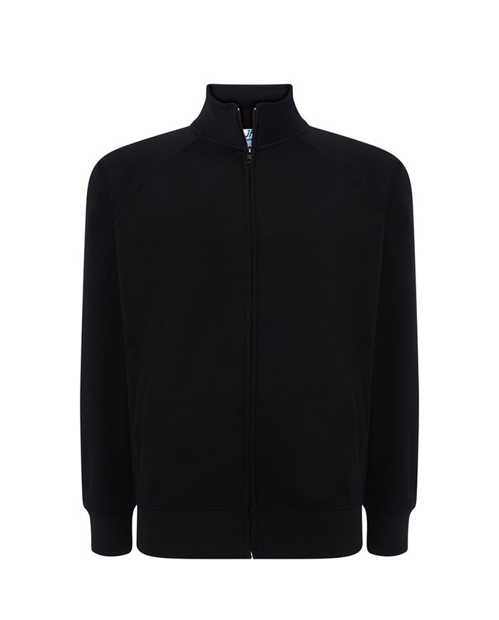 FELPA UNISEX ZIP INTERA LEGGERA FRENCH TERRY