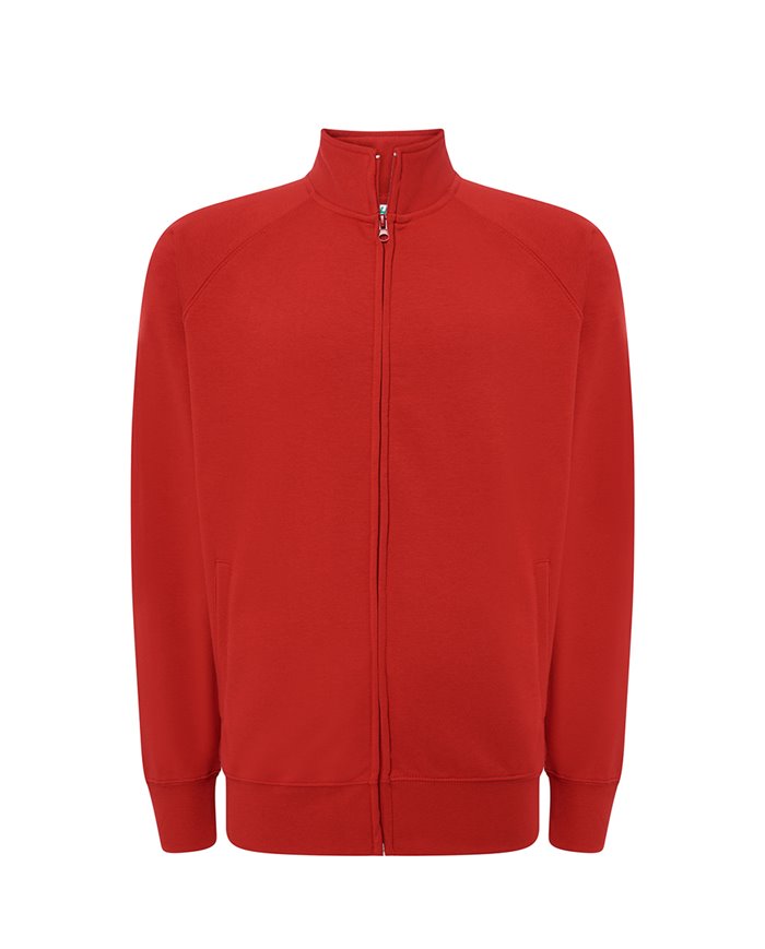 FELPA UNISEX ZIP INTERA LEGGERA FRENCH TERRY