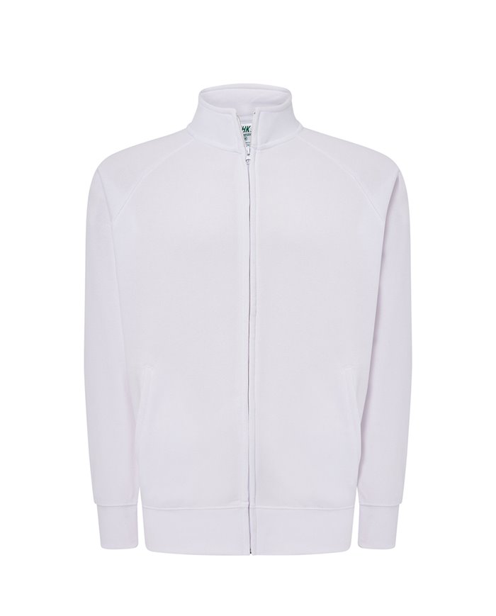 FELPA UNISEX ZIP INTERA LEGGERA FRENCH TERRY