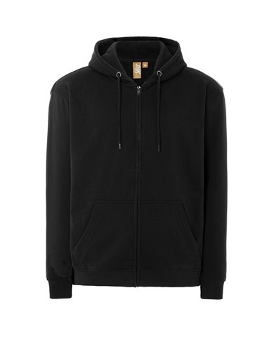 FELPA UNISEX CAPPUCCIO E ZIP ORGANIC FUJI