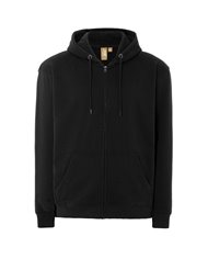 FELPA UNISEX CAPPUCCIO E ZIP ORGANIC FUJI