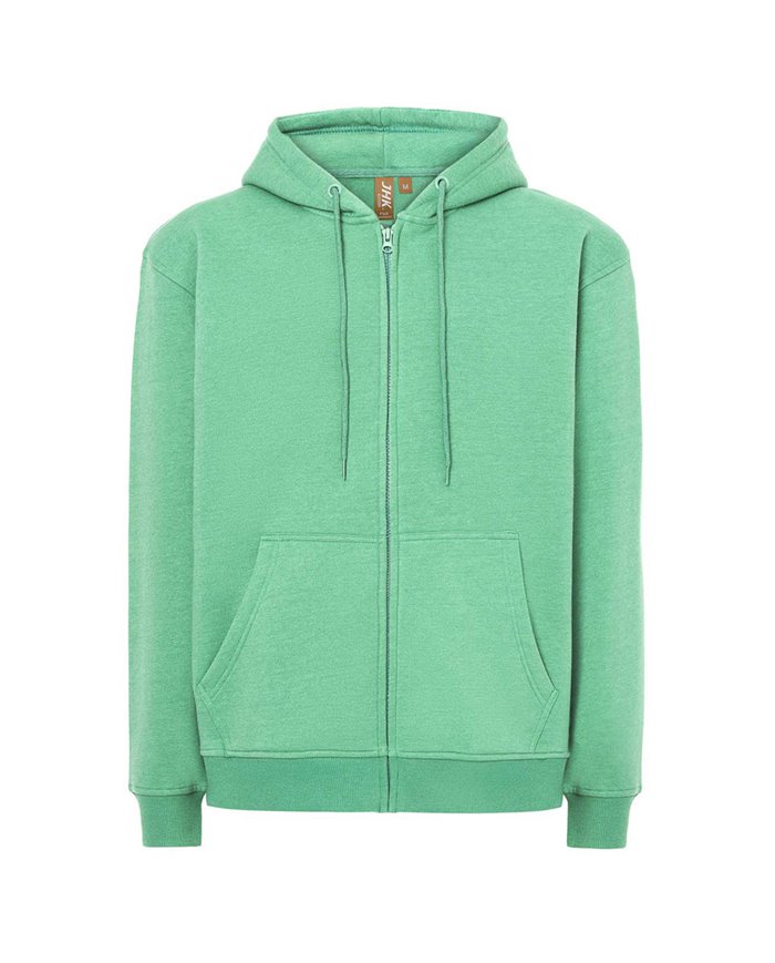 FELPA UNISEX CAPPUCCIO E ZIP ORGANIC FUJI