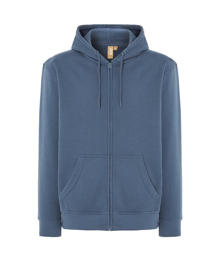 FELPA UNISEX CAPPUCCIO E ZIP ORGANIC FUJI