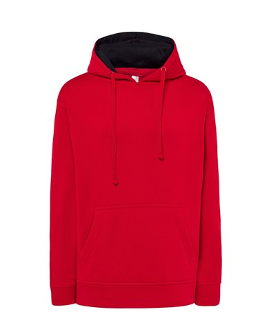 FELPA UNISEX CAPPUCCIO OCEAN CONTRAST