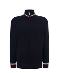 FELPA UNISEX ZIP INTERA PREMIUM ITALIA