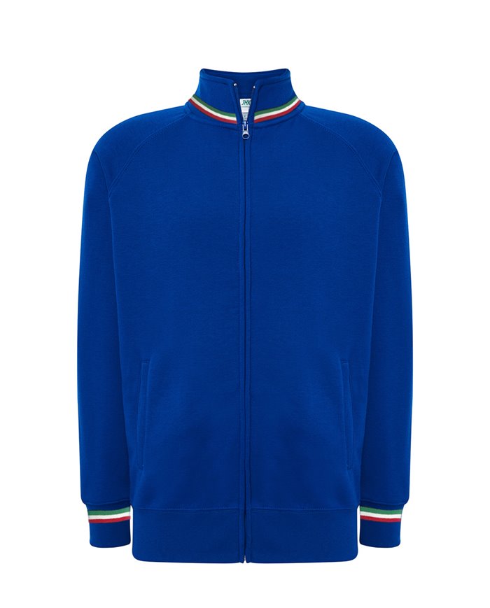 FELPA UNISEX ZIP INTERA PREMIUM ITALIA