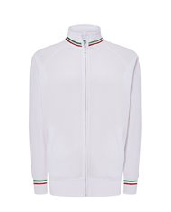 FELPA UNISEX ZIP INTERA PREMIUM ITALIA