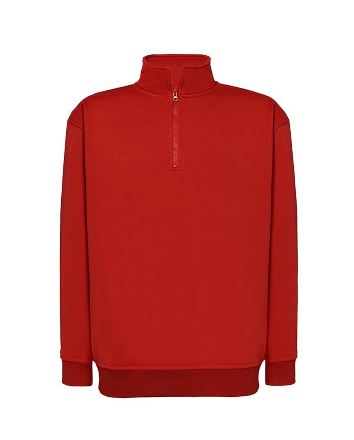 FELPA UNISEX MEZZA ZIP PREMIUM