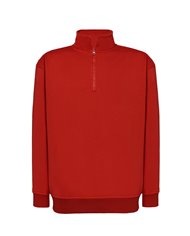 FELPA UNISEX MEZZA ZIP PREMIUM