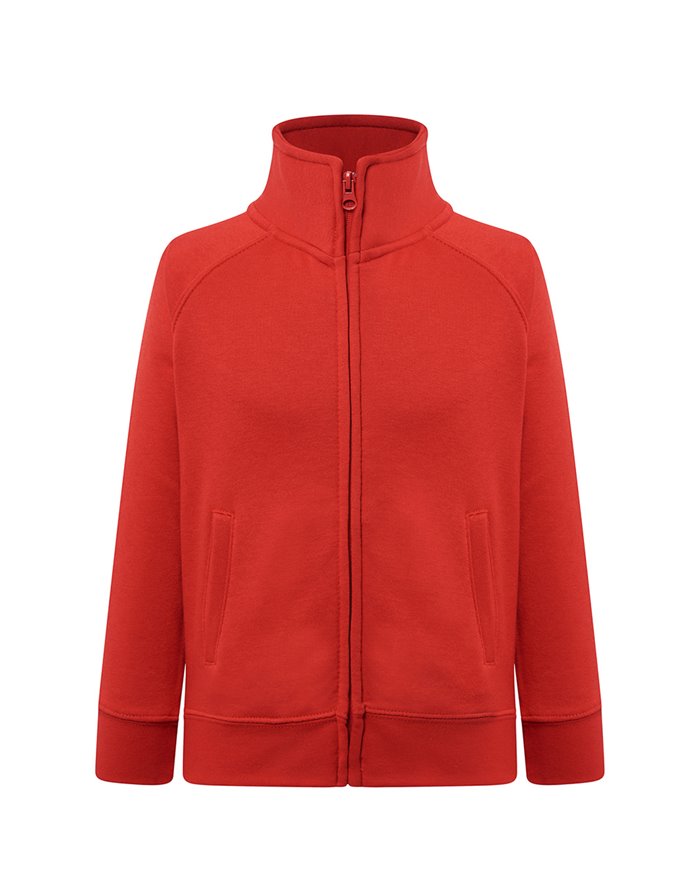 FELPA BAMBINO ZIP INTERA LEGGERA FRENCH TERRY