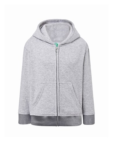 FELPA BAMBINO CAPPUCCIO E ZIP PREMIUM