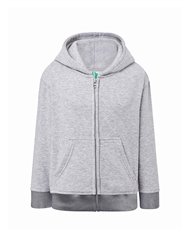 FELPA BAMBINO CAPPUCCIO E ZIP PREMIUM