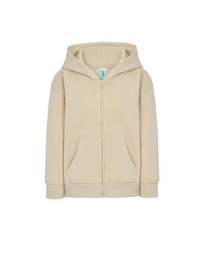 FELPA BAMBINO CAPPUCCIO E ZIP PREMIUM