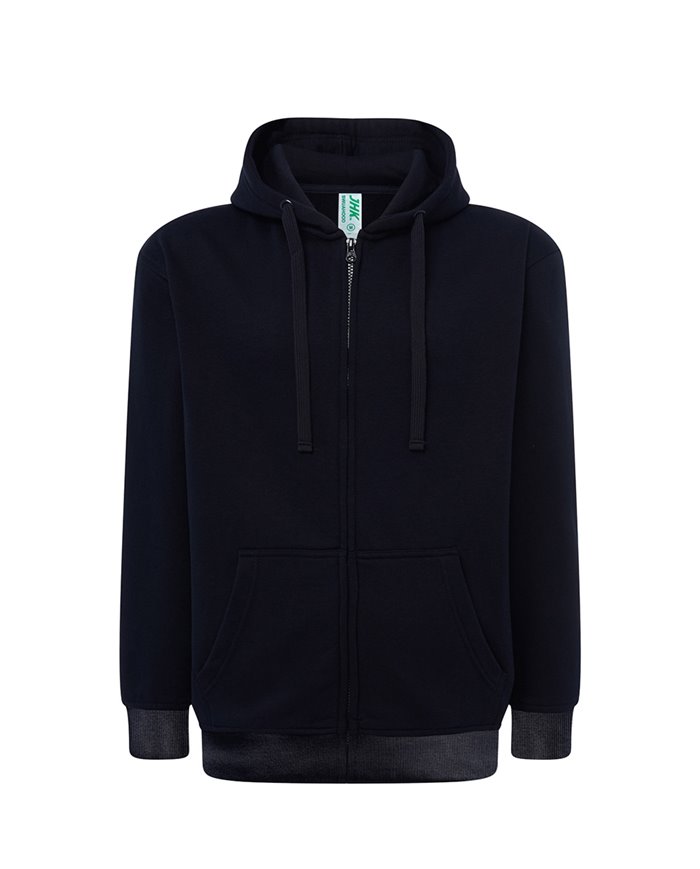 FELPA UNISEX CAPPUCCIO E ZIP PREMIUM