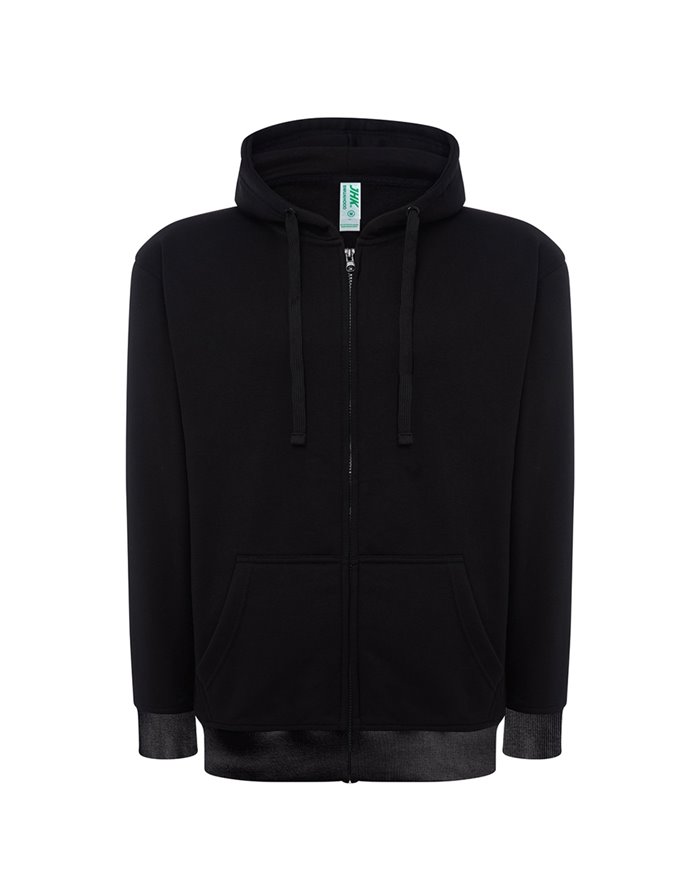 FELPA UNISEX CAPPUCCIO E ZIP PREMIUM