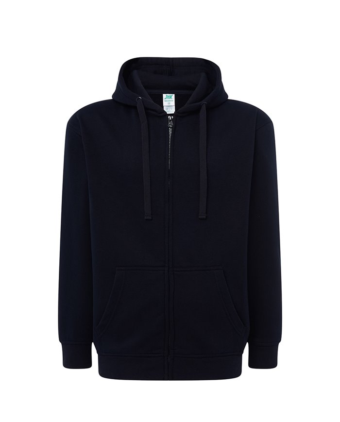 FELPA UOMO CAPPUCCIO E ZIP LEGGERA FRENCH TERRY