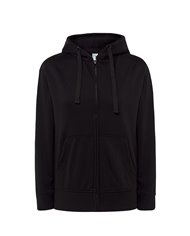 FELPA DONNA CAPPUCCIO E ZIP LEGGERA FRENCH TERRY